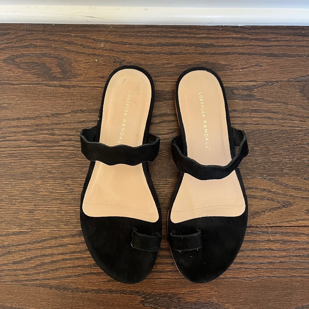 Loeffler Randall Black Wave Sandal (size 6)